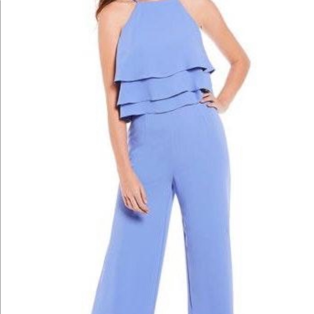 Periwinkle Blue Gianni Bini Flowy Jumpsuit